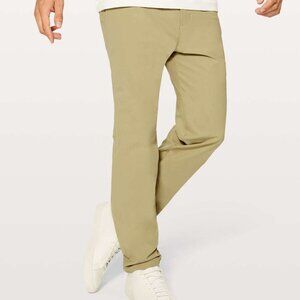 Lululemon Commission Pant Slim *Warpstreme 34" Tofino Sand- Size 36